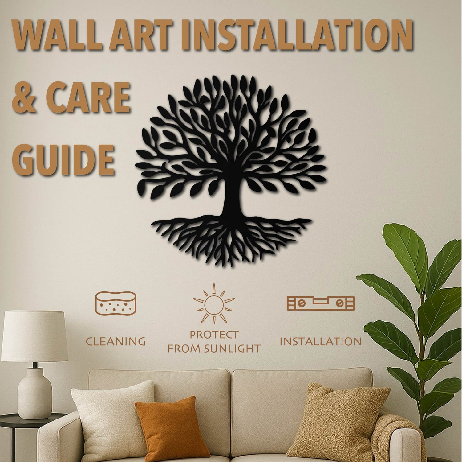 Wall Art Installation & Care Guide: Tips to Keep Your Pieces Looking New