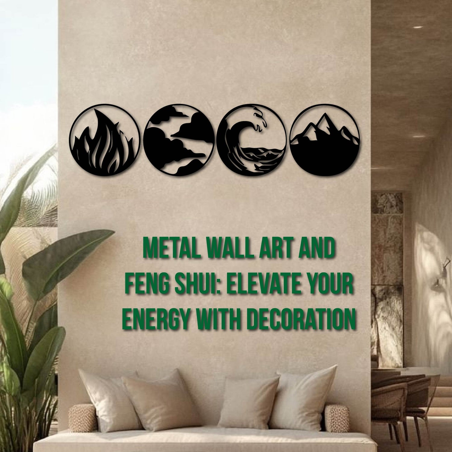 Metal Wall Art and Feng Shui: Elevate Your Energy with Decoration
