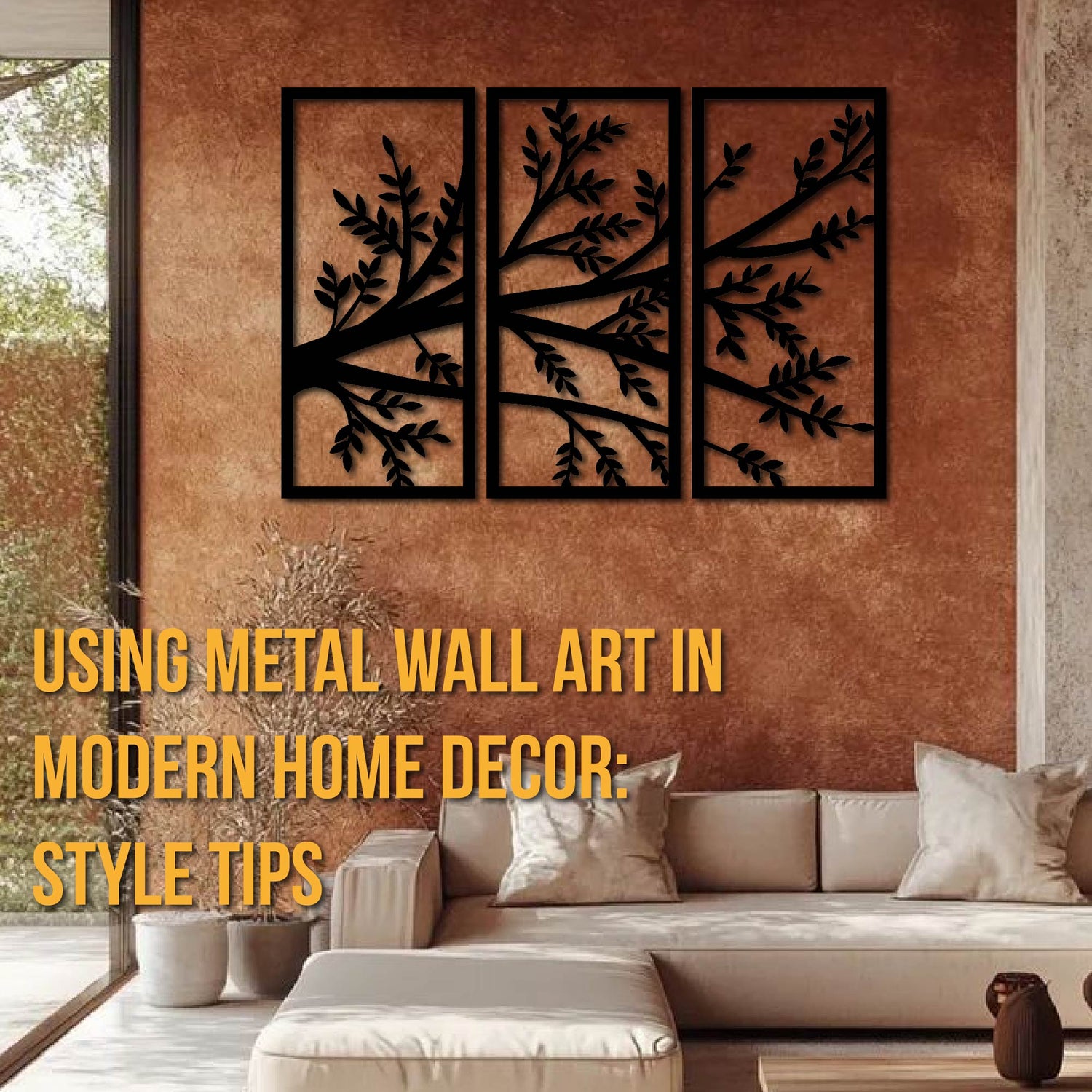 Using Metal Wall Art in Modern Home Decor: Style Tips