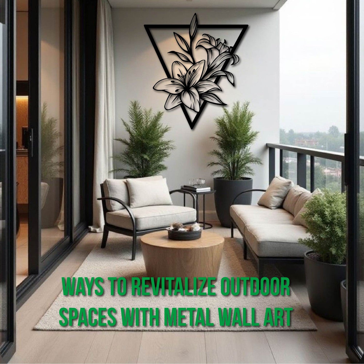 Ways to Revitalize Outdoor Spaces with Metal Wall Art