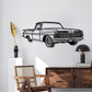 1959 El Camino Perspective Metal Car Wall Art - MT1148