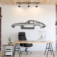 1967 Chevrolet Corvette Stingray 427 metal car wall art silhouette for garage décor