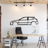 Honda Civic EK metal car wall art adds JDM charm to a modern living room