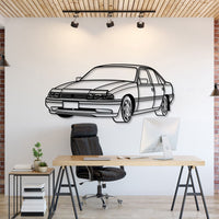 1991 Holden VN Commodore perspective metal wall art – vintage Aussie automotive décor