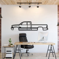 1999 Ram 2500 Metal Car Wall Art - MT0276