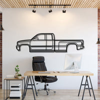 2002 Ram 3500 Metal Car Wall Art - MT0302