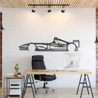 2004 F1 Classic Formula One Laser-Cut Metal Wall Art Silhouette