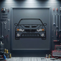 2006 Pontiac GTO front view metal neon car wall art – laser‑cut steel décor encapsulating the 400 HP LS2 V8 muscle legend