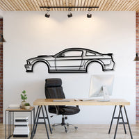 2008 Ford Mustang GT Fastback metal car wall art brings classic muscle car style to a modern living room