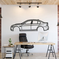 2008 BMW E90 M3 Laser-Cut Metal Wall Art Silhouette Design
