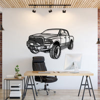 2016 RAM 1500 Perspective Metal Car Wall Art - MT0434