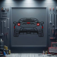 2020 Lotus Evora GT rear view neon‑lit metal wall art – high‑quality design with elevated 3D effect