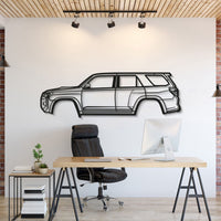 2021 4Runner Premium metal wall art crafted from laser-cut 2 mm steel with matte textured finish and elevation screws for a 3D effect.