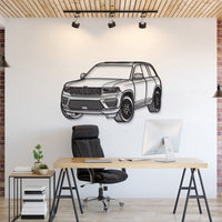 Grand Cheerokee Perspective Metal Car Wall Art - MT1211