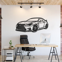 2022 Lexus RC F perspective metal wall art – laser-cut automotive décor