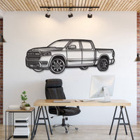 2025 1500 Charger Perspective Metal Car Wall Art - MT1208
