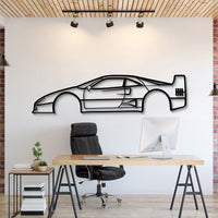 F40 Metal Car Wall Art  - MT0972