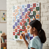 Wall Climb & Slide Game – Metal Board Game & Wall Art - KAFWGA013