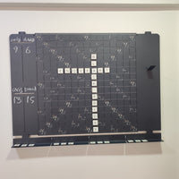 Wall-Mounted Word Tile Game – Modern Metal Word Art Board- KAFWGA012