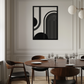Geometric Half-Circle Metal Wall Art – Minimalist Arch & Shape Design- KAF365