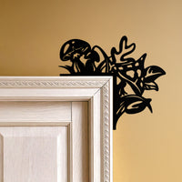Mushroom Door Corner Metal Wall Art – Whimsical Nature-Themed Metal Decor-KAF608