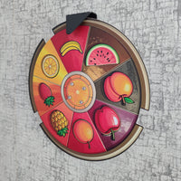Fruit Spinner Metal Wall Art – Fun Steel Deco-KAFWGA003