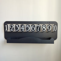 Shut the Box Wall Game – Flip Number Metal Wall Art - KAFWGA009