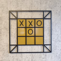 Tic-Tac-Toe Wall Game – Modern Metal XOX Decor - KAFWGA018