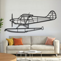 A‑1B Skyraider 1999 silhouette – laser‑cut 2 mm steel, textured matte black powder‑coat finish, ready to hang