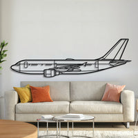 CC‑150 Polaris metal aircraft wall art, laser‑cut 2 mm steel with matte powder coat and floating 3D effect