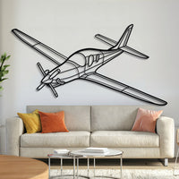 Evolution Angle metal aircraft wall art in 2 mm laser‑cut steel with matte powder‑coated textured finish and 3D elevation screws
