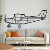 Jumper DIY airplane silhouette metal wall art – laser‑cut 2 mm steel, textured matte powder‑coat finish, ready to hang