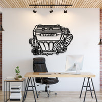 K24 engine block metal wall art silhouette,honda