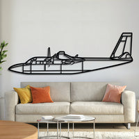 L‑39 Albatros metal aircraft wall art, laser‑cut 2 mm steel with matte textured finish and 3D elevation