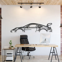 Porsche 911 GT3 RS Model 992 metal car wall art for sleek garage décor