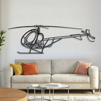 S300 metal aircraft wall art in 2 mm laser‑cut steel with matte powder‑coated textured finish and 1 cm elevation screws for 3D effect