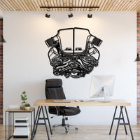 BMW S85 V10 engine block metal wall art silhouette