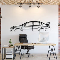 Decorate your wall with the Subaru WRX STI VA in metal art form